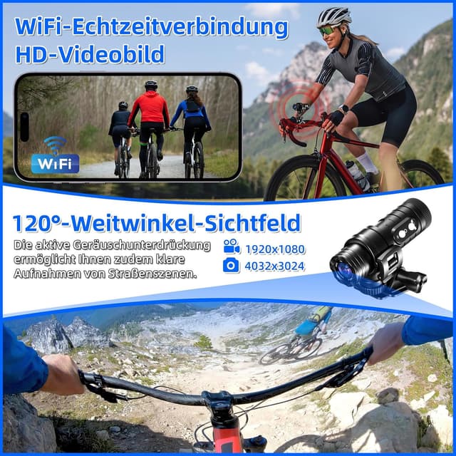 Thumbnail 2 de AIKER Dash cam Moto Professionale 1080P