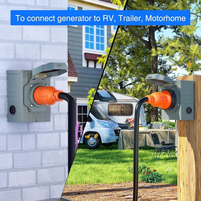 Detalle 2 de Nilight 30A 25FT Generator Extension Cord 7500W