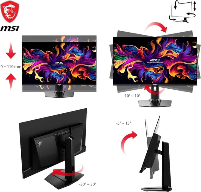 Thumbnail 4 de MSI MAG 321UPX QD-OLED Monitor 31,5 Zoll