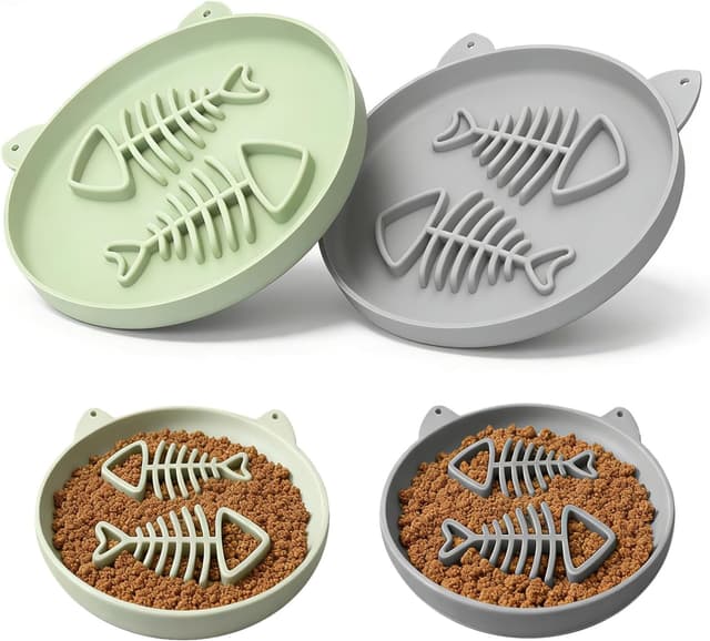 Detalle de Zonopy Futternapf langsames Fressen 2er Set 17 cm