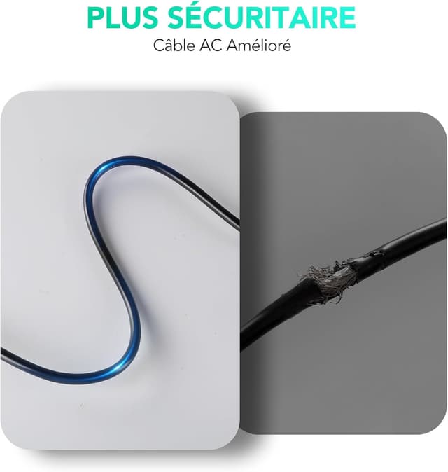 Thumbnail 5 de AGPTEK Chargeur Secteur 15A 180W AC→DC pour voiture