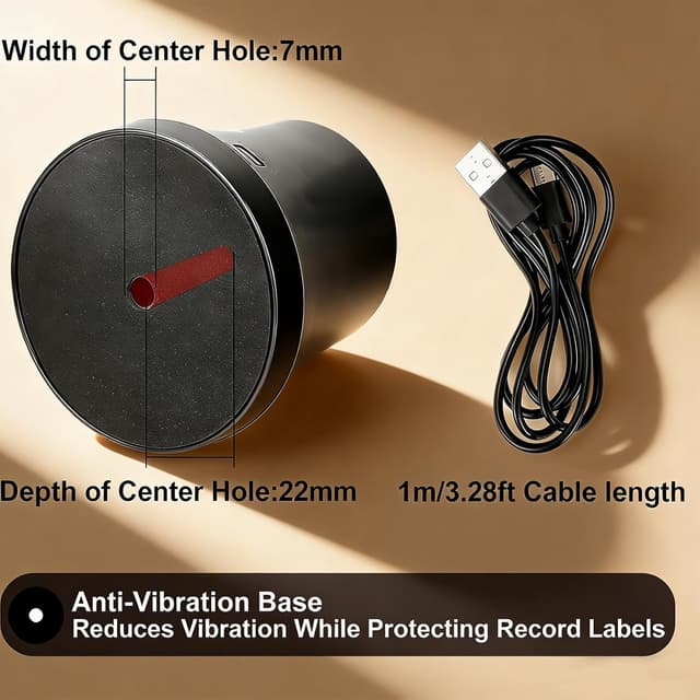 Thumbnail 4 de 300g Vinyl Record Clamp with LED lighting