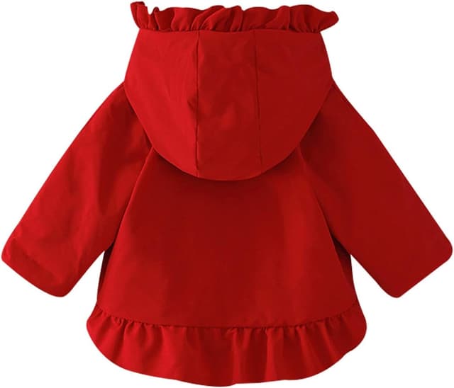 Detalle 2 de Famuka infant winter baby girls coat jacket with thick fleece lining