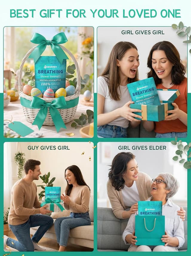 Thumbnail 6 de SEONNIX Shower Steamers Aromatherapy 15 Pack