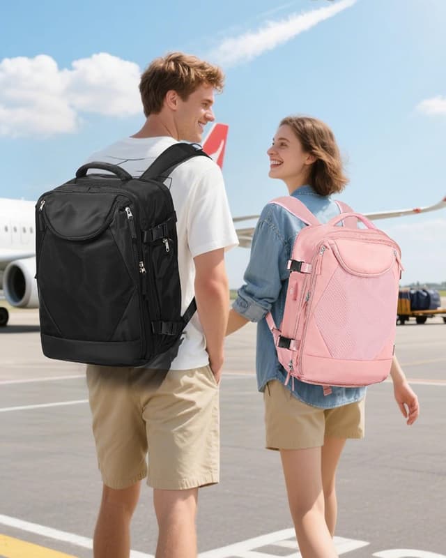 Detalle 2 de SZLX Vacuum Backpack Travel Bag with Pump (cabin-size underseat with vacuum compression)