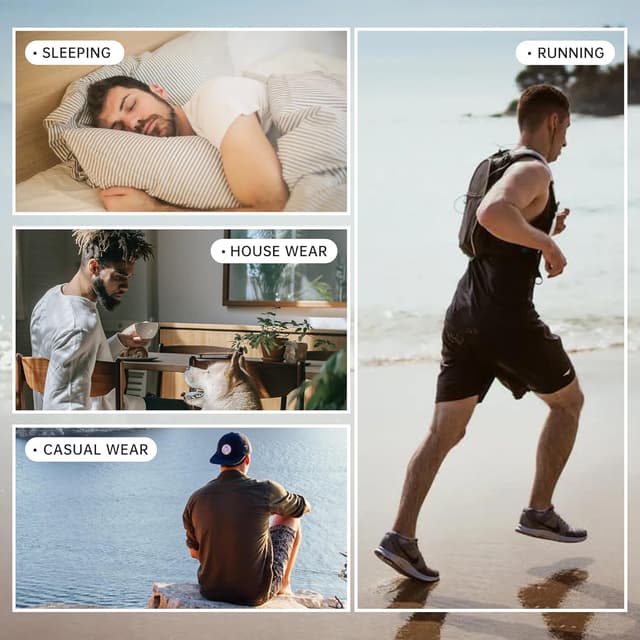 Thumbnail 5 de BAMBOO COOL Mens Pajama Set S-3XL