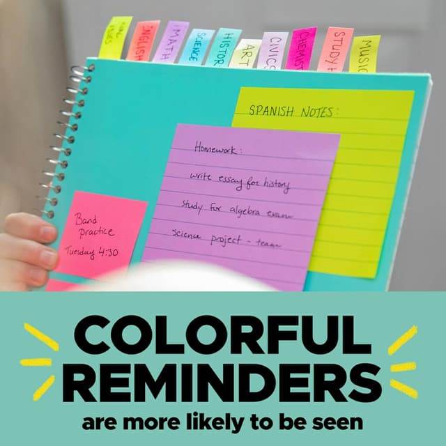 Thumbnail 6 de Post-It Marque-Page Petit 100 unités 11,9×43,2 mm