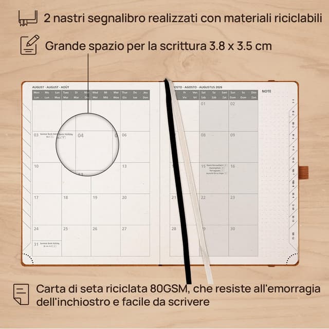 Thumbnail 3 de POPRUN Agenda 2026 Settimanale 22x16,5 cm