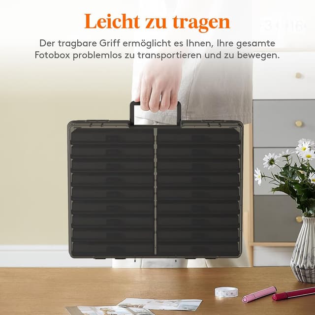 Thumbnail 6 de Lifewit Foto Aufbewahrungsbox 18 PCS für 10x15