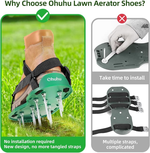 Detalle de Ohuhu Arieggiatore prato con chiodi