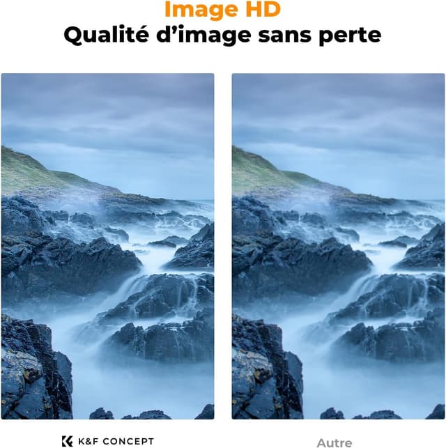 Thumbnail 4 de K&F CONCEPT Filtre ND variable 62 mm