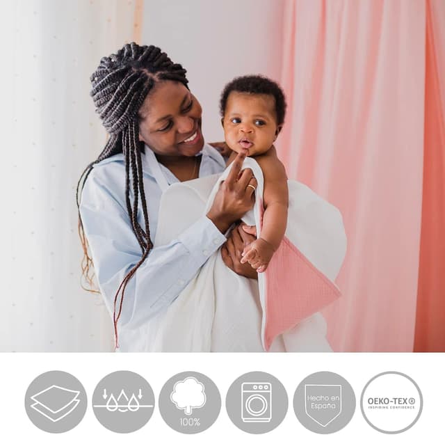 Thumbnail 3 de MIMUSELINA Asciugamano 1x1m per neonati