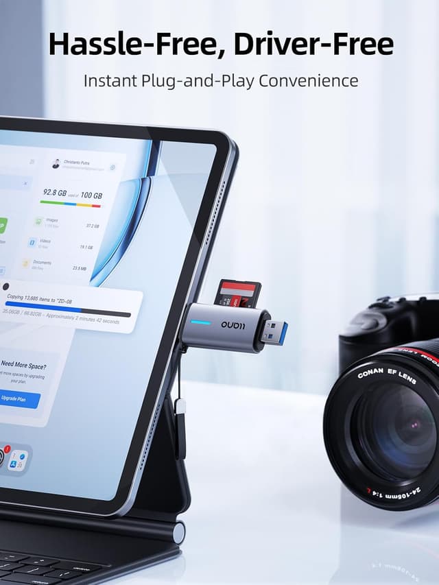 Thumbnail 6 de llano USB C SD Card Reader Dual Slots