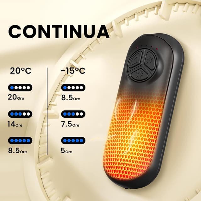 Thumbnail 4 de Miaton Scaldamani Ricaricabile 2 pack 🔦