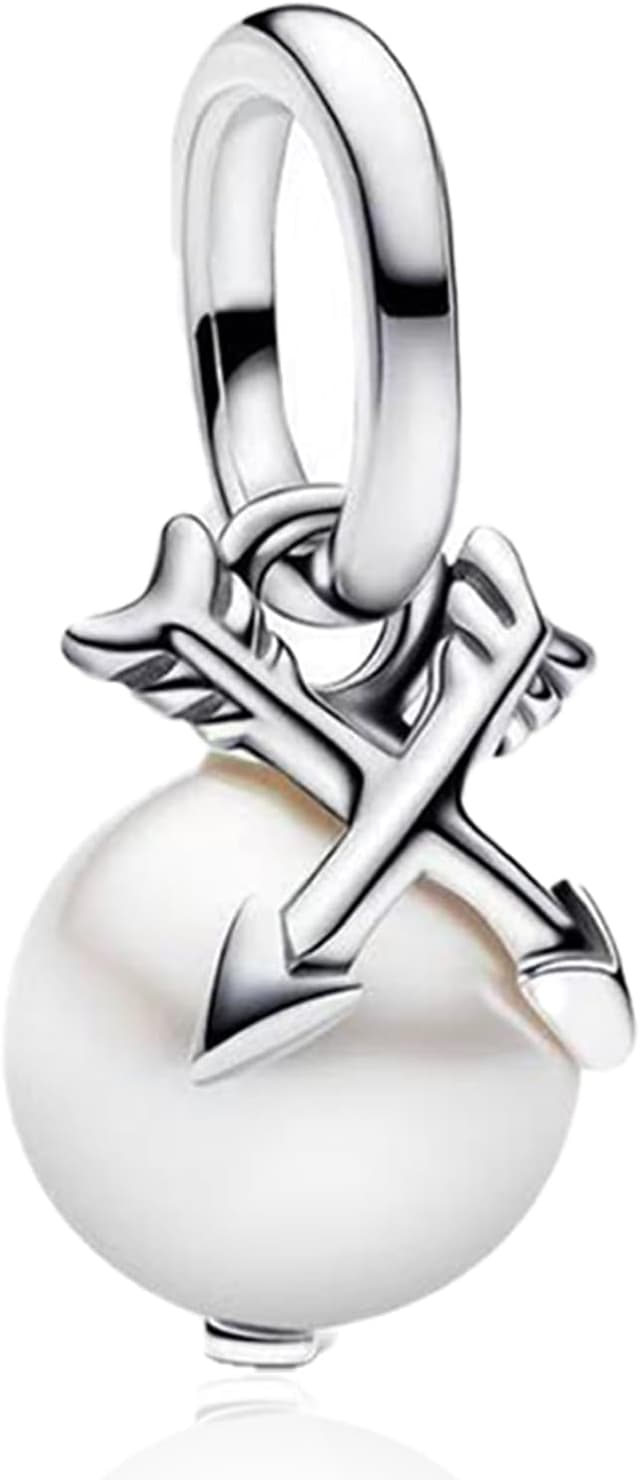 Detalle de Rimgoris 925 Sterling-Silber Charm für Damenarmbänder „Ewige Liebe“ (Clip mit Sicherheitskette)