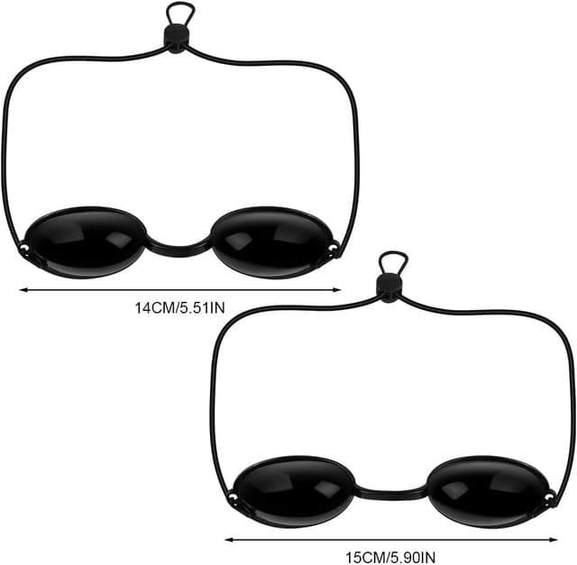 Detalle 2 de LOPHE Sunbed Goggles (Adjustable UV & Infrared Protection) – 1 Pair