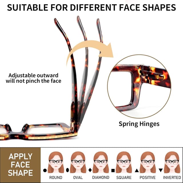 Thumbnail 4 de MMOWW 3-Pack Oversized Reading Glasses +3.5