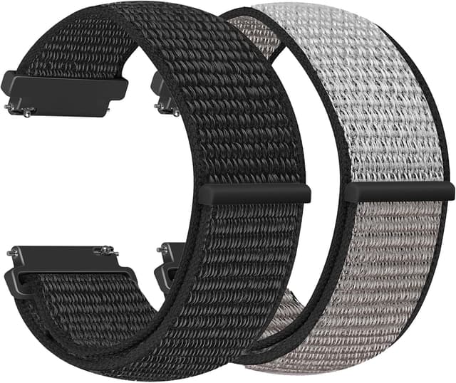 Detalle de Vodtian Nylon-Armband 20 mm für Samsung Galaxy Watch 7/6/5/4 & mehr – Sportband mit Schnellverschluss