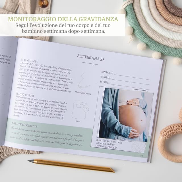 Thumbnail 4 de PROENMU Diario della Gravidanza 126 pagine 📘