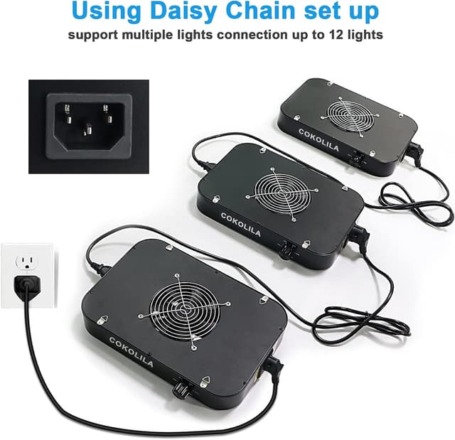 Thumbnail 4 de COKOLILA Lampara cultivo LED regulable 600W