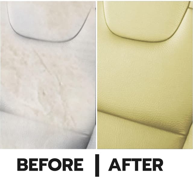 Detalle de 1-2-3 REPAIR Lederfarbe hellbeige für Sofas