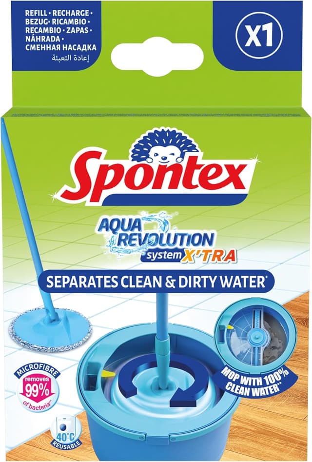 Thumbnail 5 de Spontex Recharge Aqua Revolution X'tra microfibre