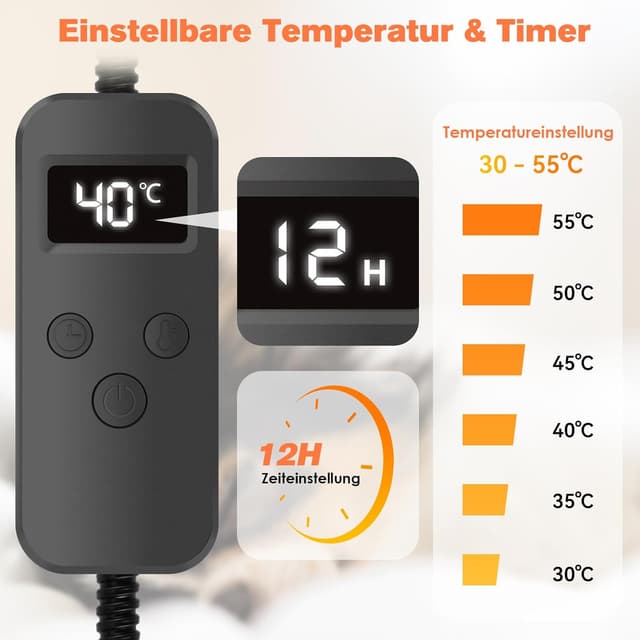 Detalle 1 de Tappetino Riscaldante per Cani Gatti 70x45 cm