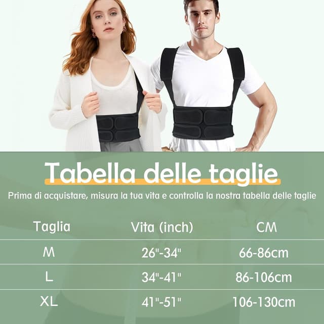 Thumbnail 4 de Fascia Posturale Spalle Schiena Regolabile L