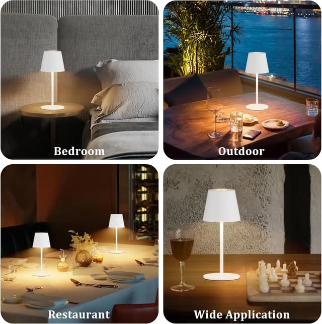 Thumbnail 6 de lundwa Dimmbare Tischlampe 26 cm