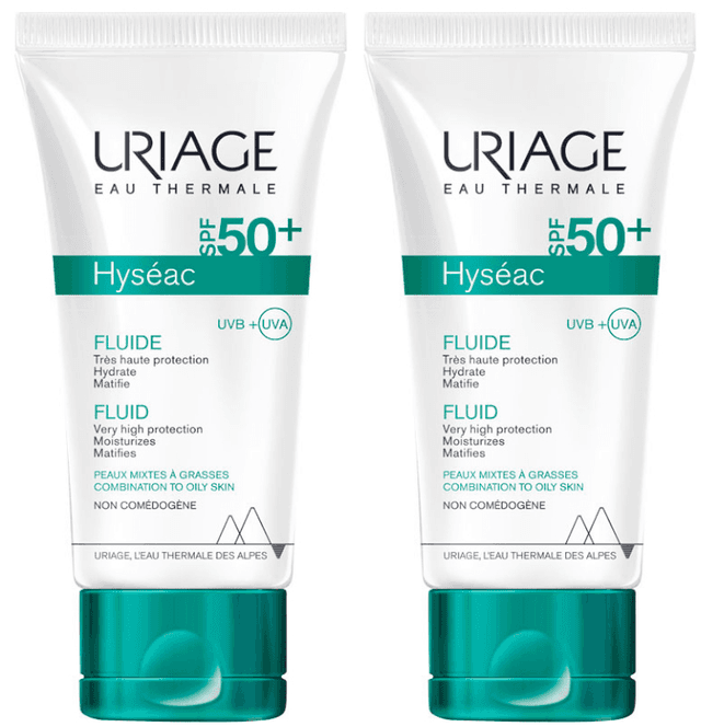 Imagen de Uriage Hyséac Fluido Solar SPF50+ 2x50 ml en OfertitasTOP