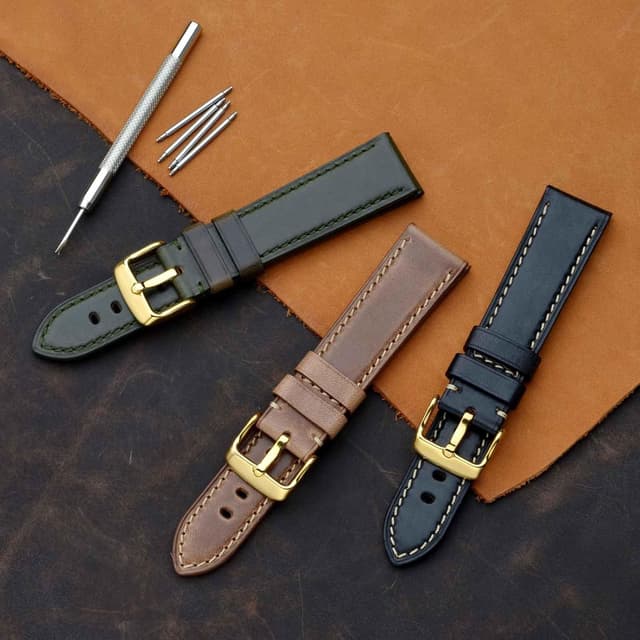 Thumbnail 6 de BISONSTRAP Uhrenarmband 24mm Premium Leder