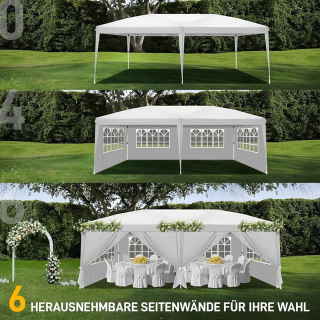 Thumbnail 6 de Pavillon 3x6 m Faltpavillon, wasserdicht