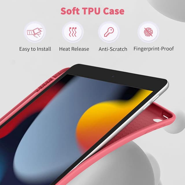 Thumbnail 6 de CACOE Case for iPad 9th / 8th / 7th Generation (10.2-inch) in Watermelon Pink