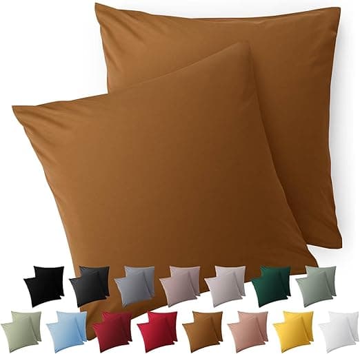 Imagen de Blumtal Fundas de Almohada 60x60 cm - Suaves y Lavables 🛏️ en OfertitasTOP