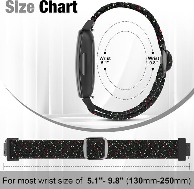 Thumbnail 3 de BTTNG Elastic Braided Strap 2 Pack 130–250mm