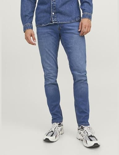 Detalle de JACK & JONES Jjiglenn Jjoriginal SQ 223 Noos azul denim 32W×30L