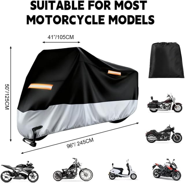 Thumbnail 5 de Motorbike Cover 96.5 in Universal Waterproof