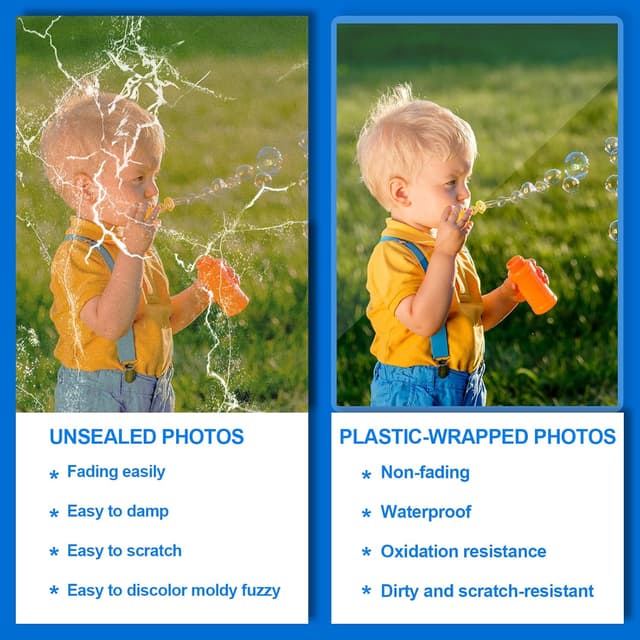 Detalle de HERKKA 100 Pack Laminating Sheets 11.5 x 17.5 in 3 Mil