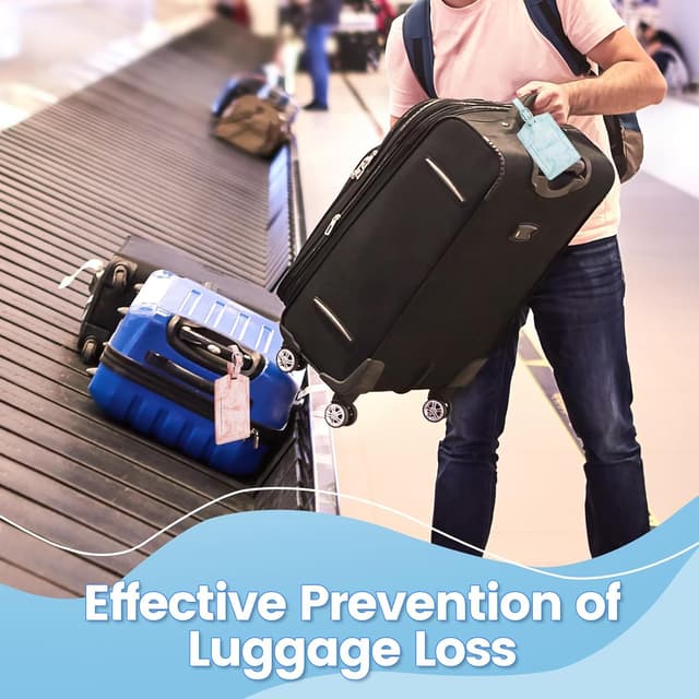 Thumbnail 5 de AiQInu Etichette per Valigie 3 pezzi 7x11,6 cm