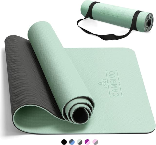 Imagen de CAMBIVO Yoga Mat 6mm non‑slip exercise mat 🧘♀ en OfertitasTOP