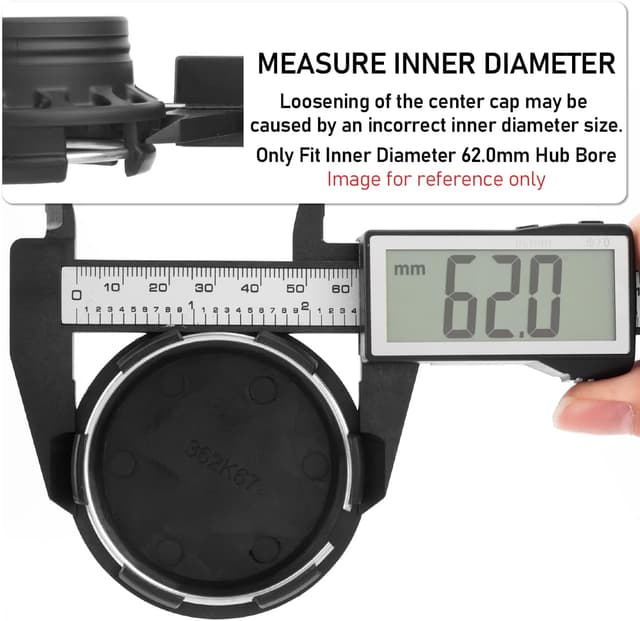 Detalle de Rhinotuning RhinoTuning 4PCS 67 mm Wheel Centre Caps (ABS) for GT30/TE37/CE28N-style wheels