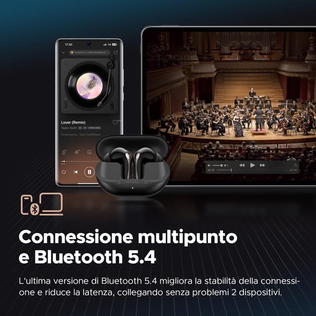 Thumbnail 6 de SoundPEATS Air5 Pro 37 Ore ANC 55 dB