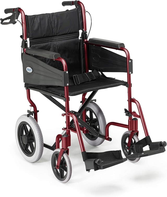 Imagen de Days Lightweight Wheelchair 46 cm Seat Ruby Red en OfertitasTOP