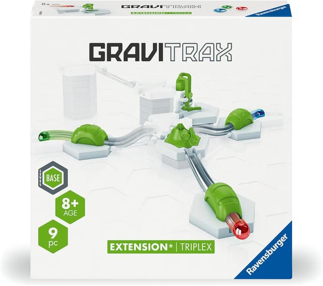 Detalle 2 de Ravensburger GraviTrax Triplex – Set d’extension 9 pièces (24857) en version française