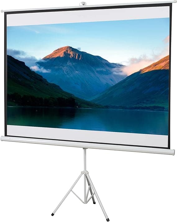 Detalle de HOMCOM Pantalla de Proyector 100" Manual Portátil 🎥