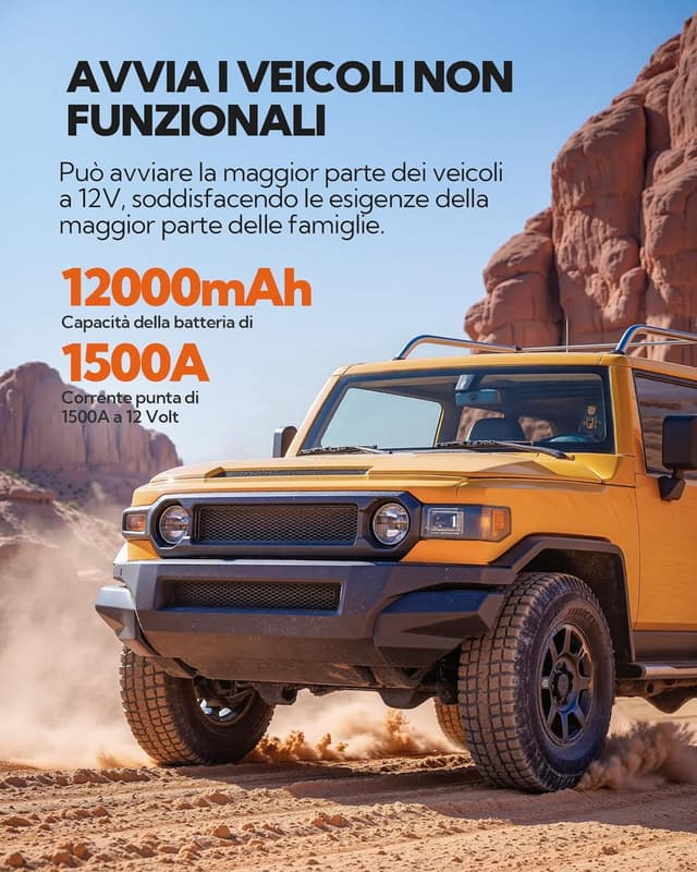 Detalle 2 de Booster avviamento auto 12.000 mAh
