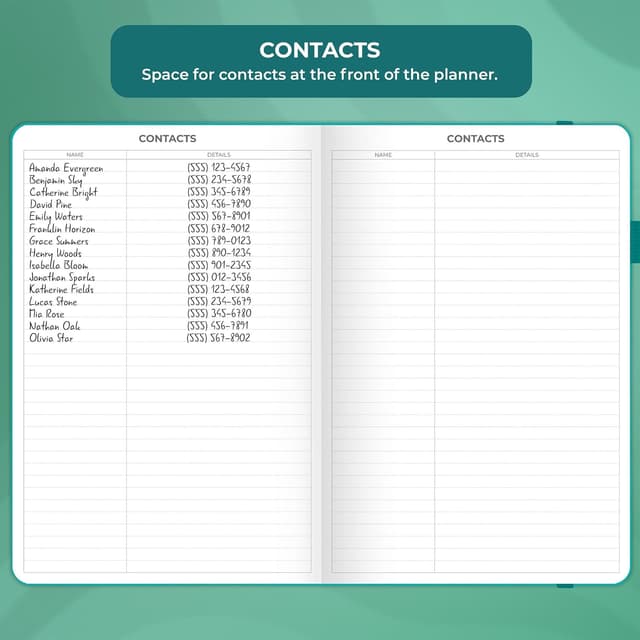 Detalle 1 de Clever Fox appointment book, A5 with hourly slots