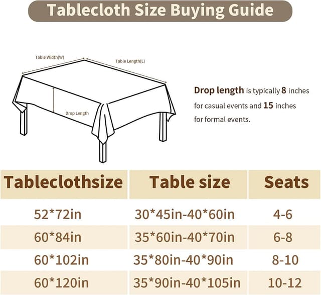 Detalle 2 de artslion Rectangle waterproof table cover 60x102in