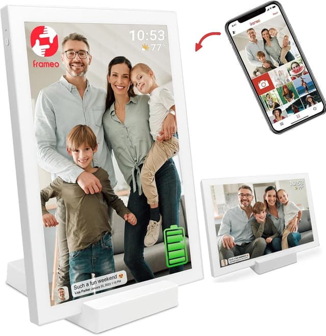 Imagen de FRAMEO 10.1 Inch WiFi Digital Photo Frame 32GB 🖼 en OfertitasTOP