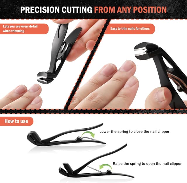 Thumbnail 5 de BEZOX Tagliaunghie a testa angolata per anziani 1 pezzo